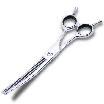 upward curved thinning scissor